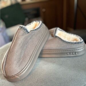 New Fleece Lined Mules Size 9
